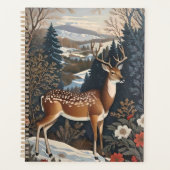 Elegant winterhert Natuur ontwerp Planner (Voorkant)