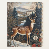 Elegant winterhert Natuur ontwerp Planner (Achterkant)