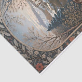 Elegant winterhert Natuur ontwerp Tissuepapier (Detail)