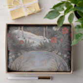 Elegant winterhert Natuur ontwerp Tissuepapier (Geschenk)