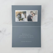 Elegant winterlooflijst | Vouwbare kerstkaart Feestdagen Kaart (Binnen)