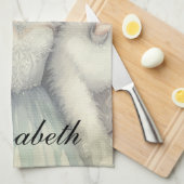  Elegant Winterprinses Sprookje Theedoek (Quarter Fold)