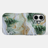 Elegant winterwonderland met besneeuwde bomen Case-Mate iPhone case (Achterkant (horizontaal))