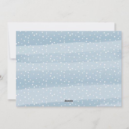 Elegant Wish | Hanukkah-foto Feestdagenkaart (Achterkant)