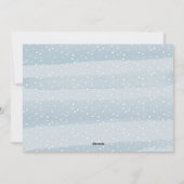 Elegant Wish | Vakantieknopkaart Feestdagenkaart (Achterkant)