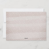 Elegant Wish | Vakantieknopkaart Feestdagenkaart (Achterkant)