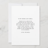 Elegant Wiskunde Script Foto Afstuderen Bedankkaart (Achterkant)