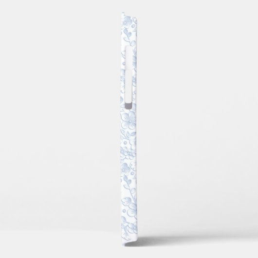 Elegant wit bloemige hibiscus madeliefjes patroon  Case-Mate iPhone case (Achterkant / Links)