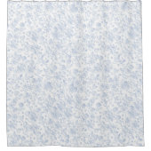 Elegant wit bloemige hibiscus madeliefjes patroon  douchegordijn (Voorkant)