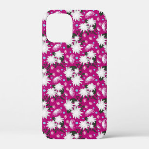 Elegant wit bloemmotief botanisch ontwerp Case-Mate iPhone case
