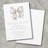 Elegant wit boog Vrijgezellenfeest Kaart