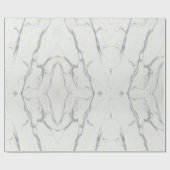 Elegant wit Carrara marmeren inpakpapier (Vlak)