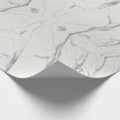 Elegant wit Carrara marmeren inpakpapier (Hoek)