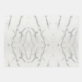 Elegant wit Carrara marmeren inpakpapier Vel (Voorkant 3)
