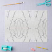 Elegant wit Carrara marmeren weefsel papier (Craft)
