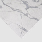 Elegant wit Carrara marmeren weefsel papier (Detail)