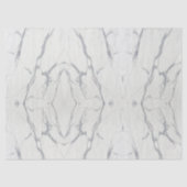 Elegant wit Carrara marmeren weefsel papier (Voorkant)