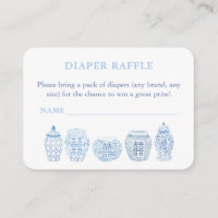 Elegant wit en blauw Baby shower luierriet