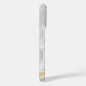 Elegant wit en goud marmer Case-Mate iPhone case (Achterkant / Rechts)