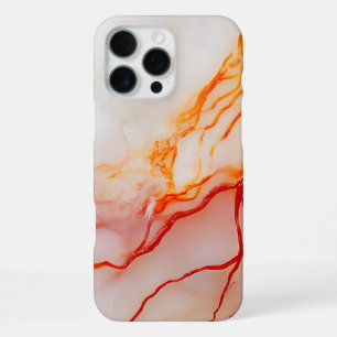 Elegant wit en goud marmerpatroon iPhone 16 pro max hoesje