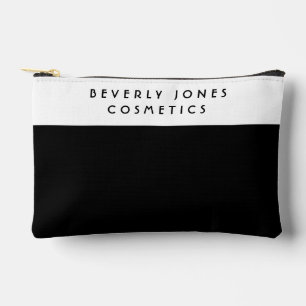 Elegant wit en zwart accessoire zakje etui