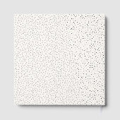 Elegant Wit Gepunkte Confetti Gastenboek (Achterkant)