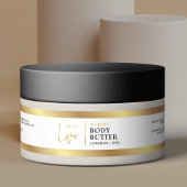 Elegant Wit & Goud 4 OZ 120ml Kosmetisch Potje Lab