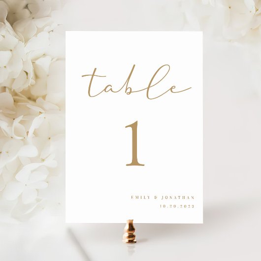 Elegant Wit Goud Champagne Bruiloft Kaart