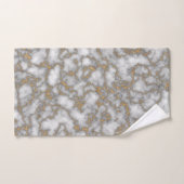 Elegant Wit Goud Marmer Bad Handdoek (Handdoek)