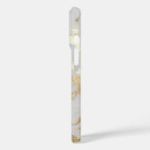 Elegant wit goud marmer modern uniek Case-Mate iPhone case (Achterkant / Links)