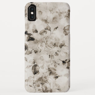  elegant wit grijs ivoor rozen floraal Case-Mate iPhone case