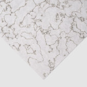 Elegant wit grijs marmeren steen tissuepapier (Detail)