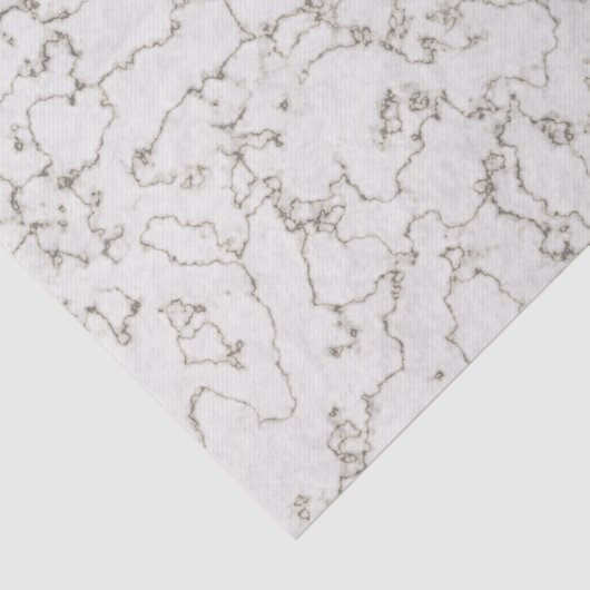 Elegant wit grijs marmeren steen tissuepapier (Detail)