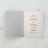 Elegant wit grijs paar foto bruiloft (Binnen)