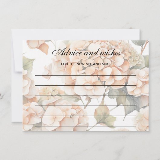 Elegant wit groen sinaasappel boho waterverf flora notitiekaartje (Voorkant)