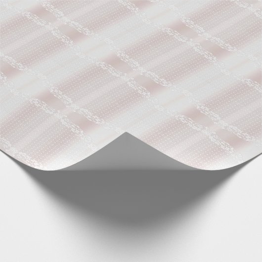 Elegant wit kant bloemeninpakpapier cadeaupapier (Hoek)