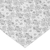 Elegant wit kant formeel donker tafelkleed (Gekanteld)