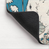 Elegant  wit konijn muismat (Hoek)