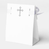Elegant Wit Kruis Eerste Communie Bedankdoosjes (Achterkant)