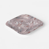 Elegant wit lelie papier Bord (Gebogen)
