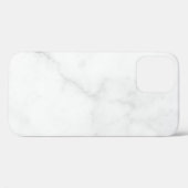 Elegant wit marmer Case-Mate iPhone case (Achterkant (horizontaal))