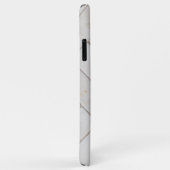 Elegant wit marmer Case-Mate iPhone case (Achterkant/rechts)