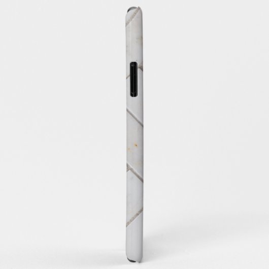 Elegant wit marmer Case-Mate iPhone case (Achterkant/rechts)