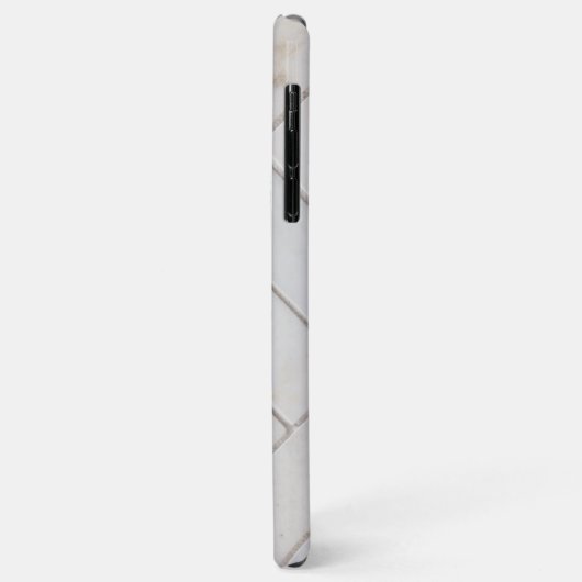 Elegant wit marmer Case-Mate iPhone case (Achterkant/links)