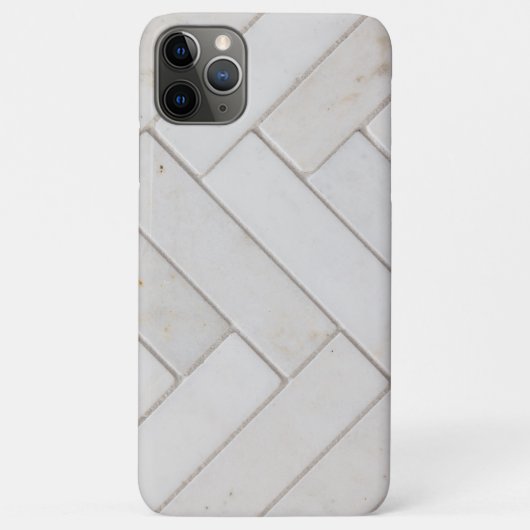 Elegant wit marmer Case-Mate iPhone case (Achterkant)