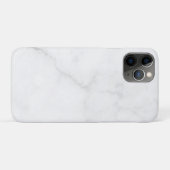 Elegant wit marmer Case-Mate iPhone case (Achterkant (horizontaal))