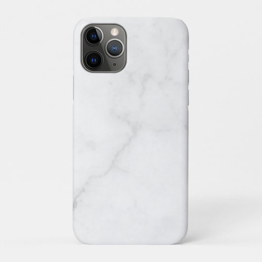 Elegant wit marmer Case-Mate iPhone case (Achterkant)