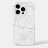 Elegant wit marmer Case-Mate iPhone case (Achterkant)