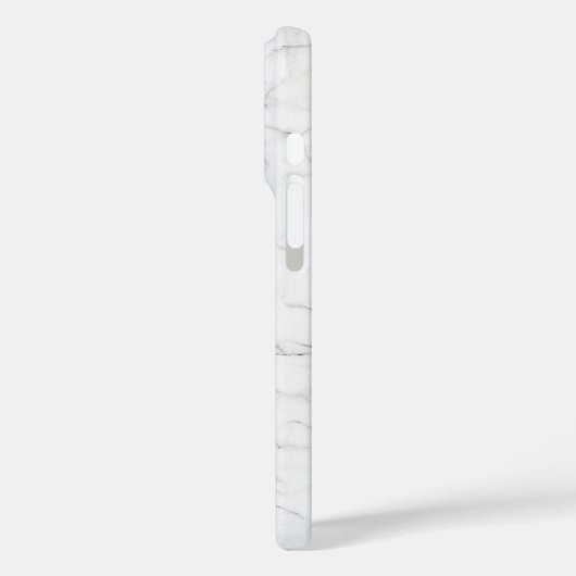 Elegant wit marmer Case-Mate iPhone case (Achterkant / Links)