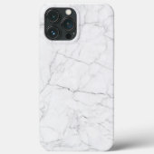 Elegant wit marmer Case-Mate iPhone case (Achterkant)